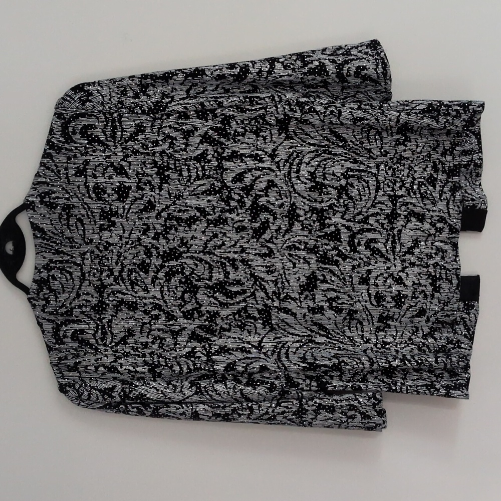 Vintage Alex Evenings Open Sparkly Cardigan Jacket M - Picture 3 of 4